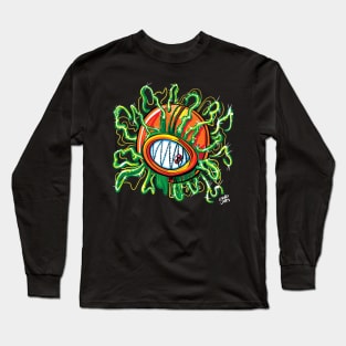 Eyeball with Stitches Long Sleeve T-Shirt